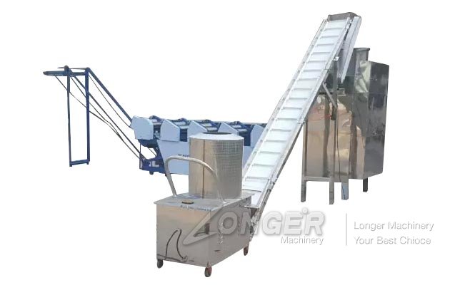 LG-350 stick noodle machine production line automatic go to shelf and tail end shearing