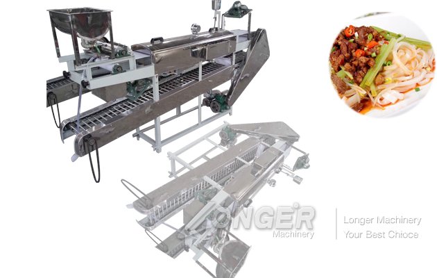 operation method of automatic cold rice noodle machine