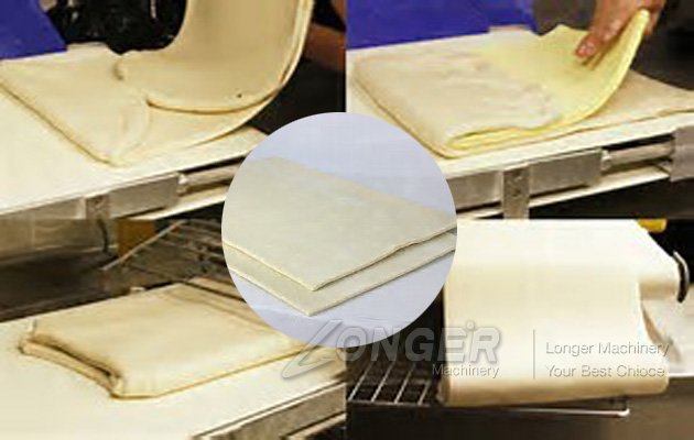 dough sheeting folding machine