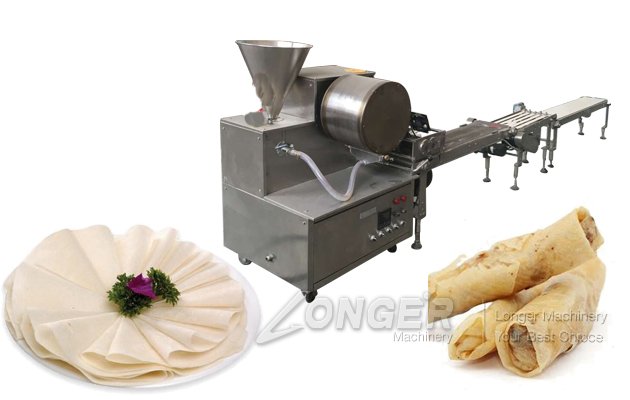 Difference Between Spring Roll Sheet Machine And Handmade