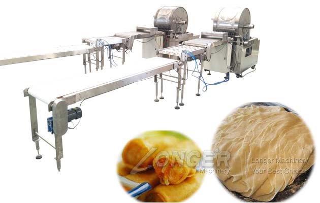 Automatic Spring Roll Sheet Machine for Sale