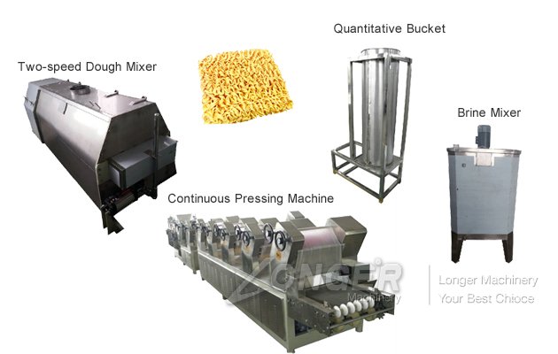 60k bags/shift Automatic Fried Instant Noodle Making Machine